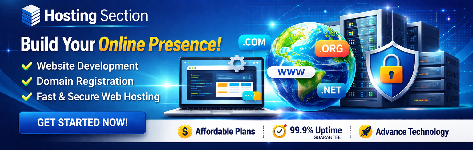 Advertisement - Hosting Section